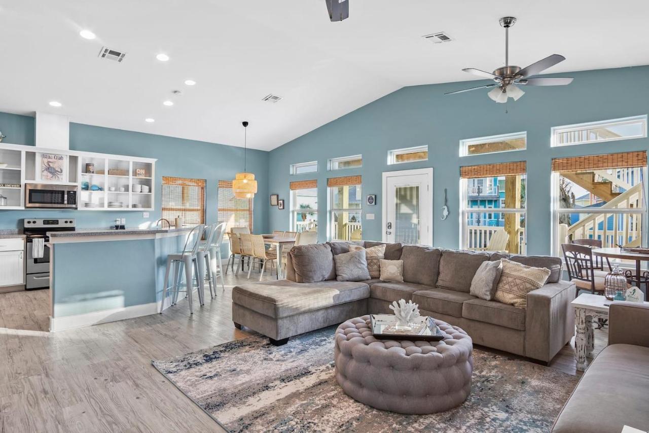New 5 Bdrm W/Pool, Observation Deck Walk To Beach! Port Aransas Exterior foto
